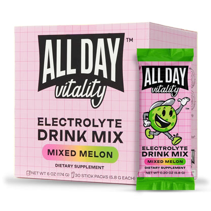 Mixed Melon (Zero Sugar) - Electrolyte Drink Mix (30 Count)
