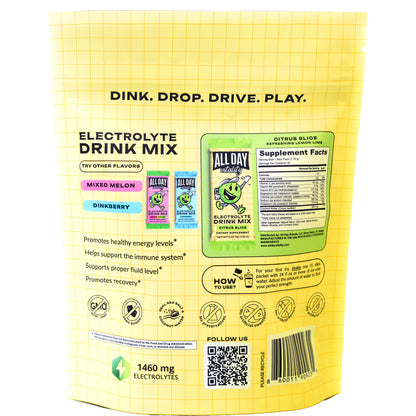 Citrus Slice (Zero Sugar) - Electrolyte Drink Mix (30 Count)