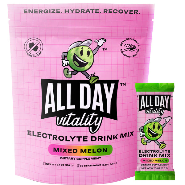 Mixed Melon (Zero Sugar) - Electrolyte Drink Mix (30 Count) – ALL
