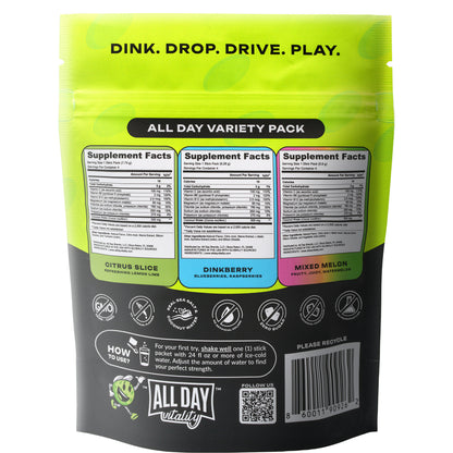 Electrolyte Flavor Pack - Zero Sugar Drink Mix (12 Count)