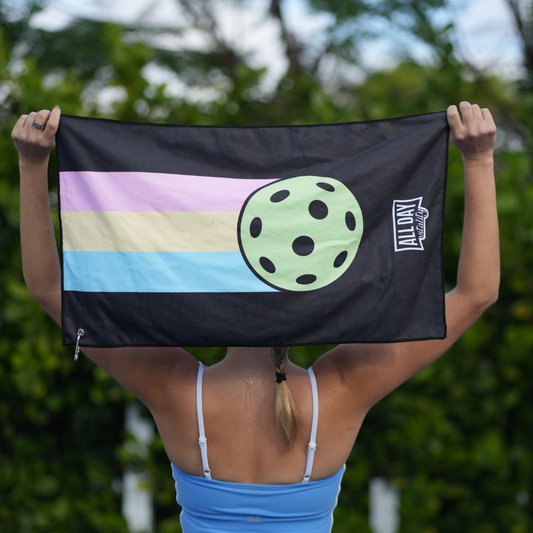 Retro Pickleball Towel