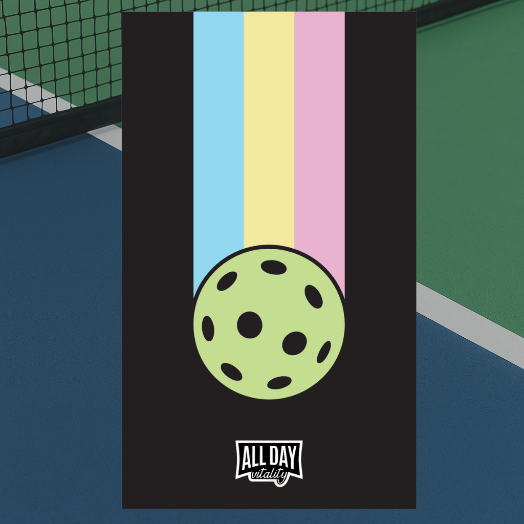 Retro Pickleball Towel