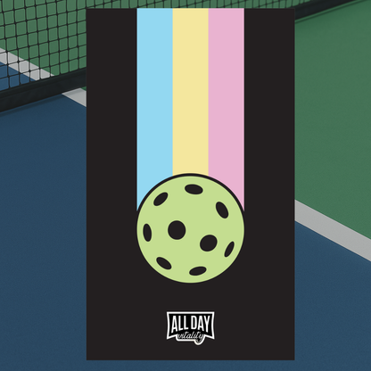 Retro Pickleball Towel